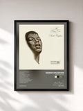 #noir Tableau de l'album The Divine One de Sarah Vaughan, cadre noir, imprimé et encadré en France