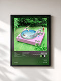 #noir Tableau de l'album Falling into your eyes Record de aimyon, cadre noir, imprimé et encadré en France
