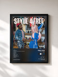 #noir Tableau de l'album Style 4 Free (Issue 2) de Troy Ave, cadre noir, imprimé et encadré en France