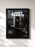 #noir Tableau de l'album Lost Tapes, Vol. 3 de Kalazh44, cadre noir, imprimé et encadré en France