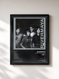 #noir Tableau de l'album Rivermaya Silver Series de Rivermaya, cadre noir, imprimé et encadré en France