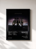 #noir Tableau de l'album Megalithic Symphony de AWOLNATION, cadre noir, imprimé et encadré en France