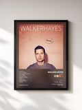 #noir Tableau de l'album boom. de Walker Hayes, cadre noir, imprimé et encadré en France