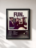 #noir Tableau de l'album Some Nights (Deluxe) de fun., cadre noir, imprimé et encadré en France
