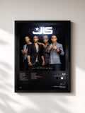 #noir Tableau de l'album Outta This World de JLS, cadre noir, imprimé et encadré en France