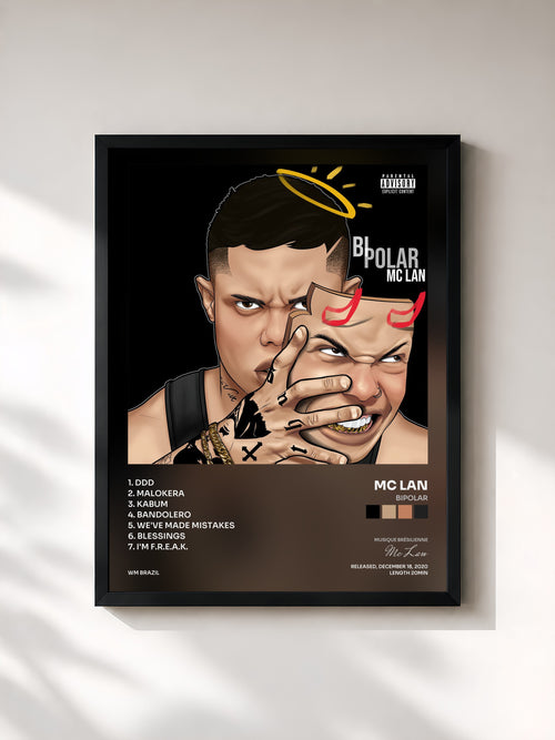Mc Lan · Bipolar — Affiche encadrée