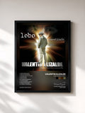 #noir Tableau de l'album Lobo Domesticado de Valentin Elizalde, cadre noir, imprimé et encadré en France