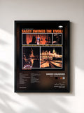 #noir Tableau de l'album Sassy Swings The Tivoli de Sarah Vaughan, cadre noir, imprimé et encadré en France