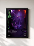 #noir Tableau de l'album Like Neptune de Son Little, cadre noir, imprimé et encadré en France