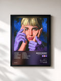 #noir Tableau de l'album Emotional Creature de Beach Bunny, cadre noir, imprimé et encadré en France