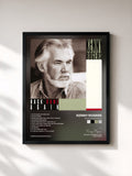 #noir Tableau de l'album Back Home Again de Kenny Rogers, cadre noir, imprimé et encadré en France
