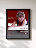 #noir Tableau de l'album Wild For You de Karrin Allyson, cadre noir, imprimé et encadré en France