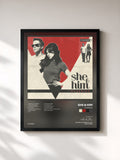 #noir Tableau de l'album Classics de She & Him, cadre noir, imprimé et encadré en France