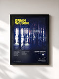 #noir Tableau de l'album No Pier Pressure de Brian Wilson, cadre noir, imprimé et encadré en France