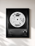 #noir Tableau de l'album Circle - The 1st Album de ONEW, cadre noir, imprimé et encadré en France