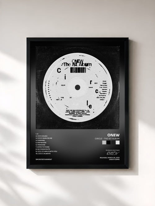 ONEW · Circle - The 1st Album — Affiche encadrée