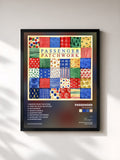 #noir Tableau de l'album Patchwork de Passenger, cadre noir, imprimé et encadré en France