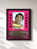 #noir Tableau de l'album Hello There (The Remixes) de Dillon Francis, cadre noir, imprimé et encadré en France