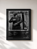 #noir Tableau de l'album Church In These Streets de Jeezy, cadre noir, imprimé et encadré en France