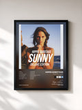 #noir Tableau de l'album The Sunny Album (Deluxe Edition) de Hippie Sabotage, cadre noir, imprimé et encadré en France