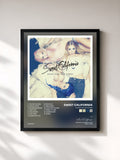 #noir Tableau de l'album Head for the stars de Sweet California, cadre noir, imprimé et encadré en France
