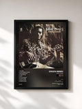 #noir Tableau de l'album Back Home de Chuck Berry, cadre noir, imprimé et encadré en France