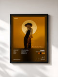 #noir Tableau de l'album Freewheelin' Woman de Jewel, cadre noir, imprimé et encadré en France