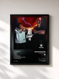 #noir Tableau de l'album KR & BRYANT MA de Kevin Roldan, cadre noir, imprimé et encadré en France