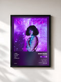 #noir Tableau de l'album Nebulosa de Mari Froes, cadre noir, imprimé et encadré en France