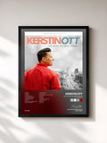 #noir Tableau de l'album Ich muss Dir was sagen (Platin Edition) de Kerstin Ott, cadre noir, imprimé et encadré en France