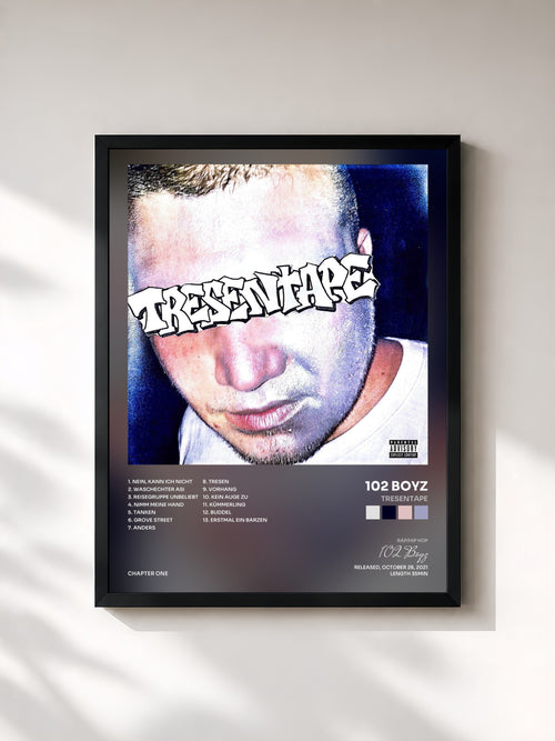 102 Boyz · Tresentape — Affiche encadrée