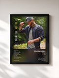 #noir Tableau de l'album All of It de Cole Swindell, cadre noir, imprimé et encadré en France
