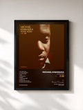 #noir Tableau de l'album Home Again de Michael Kiwanuka, cadre noir, imprimé et encadré en France
