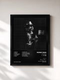 #noir Tableau de l'album Blackout de Money Man, cadre noir, imprimé et encadré en France