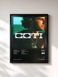#noir Tableau de l'album Coti de Coti, cadre noir, imprimé et encadré en France