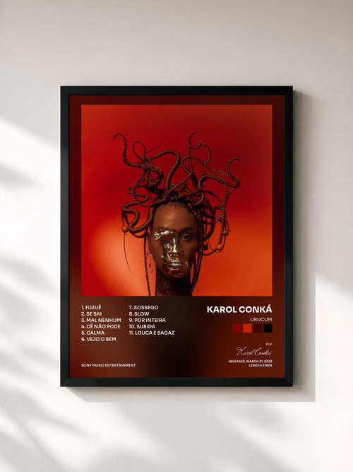 Karol Conká · Urucum — Affiche encadrée