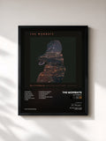 #noir Tableau de l'album Glitterbug de The Wombats, cadre noir, imprimé et encadré en France