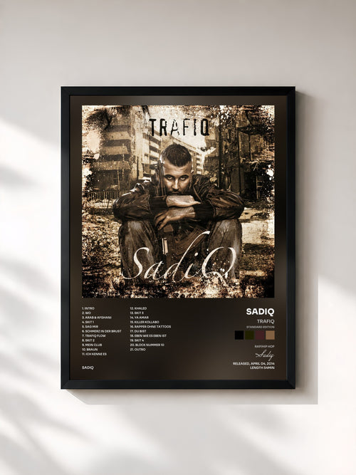 Sadiq · TrafiQ (Standard Edition) — Affiche encadrée