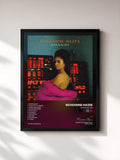 #noir Tableau de l'album In Mijn Bloed de Roxeanne Hazes, cadre noir, imprimé et encadré en France