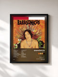 #noir Tableau de l'album Pasto de Babasónicos, cadre noir, imprimé et encadré en France