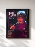 #noir Tableau de l'album Azure-Te de Karrin Allyson, cadre noir, imprimé et encadré en France