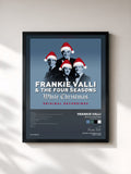 #noir Tableau de l'album White Christmas (Plus Bonus Tracks) de Frankie Valli, cadre noir, imprimé et encadré en France