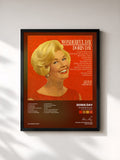 #noir Tableau de l'album Wonderful Day (Bonus Track Version) de Doris Day, cadre noir, imprimé et encadré en France