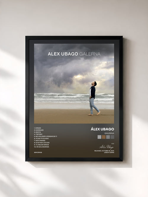 Álex Ubago · GALERNA — Affiche encadrée
