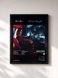#noir Tableau de l'album Red Earth & Pouring Rain de Bear's Den, cadre noir, imprimé et encadré en France