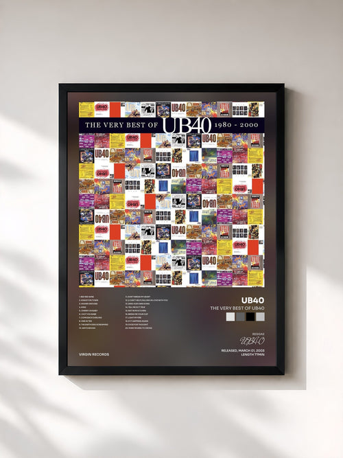 UB40 · The Very Best Of UB40 — Lámina enmarcada