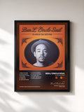 #noir Tableau de l'album A Coup De Rêves de Ben L'Oncle Soul, cadre noir, imprimé et encadré en France