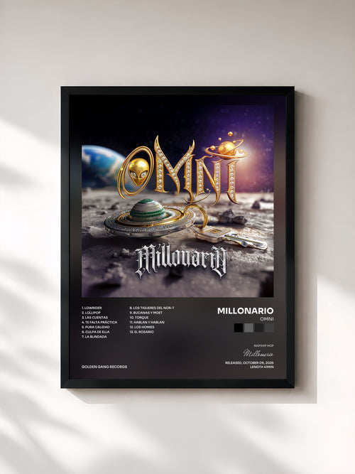Millonario · OMNI — Affiche encadrée