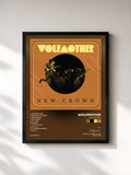 #noir Tableau de l'album New Crown de Wolfmother, cadre noir, imprimé et encadré en France