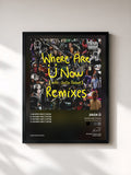 #noir Where Are Ü Now (with Justin Bieber) (Remixes) von Jack Ü als gerahmter Kunstdruck, schwarzer Rahmen, gedruckt und gerahmt in Frankreich
